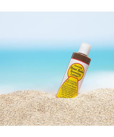 Maui Babe Before and After Browning Lotion 2-Pack with Blue Makeup Bag - Hawaiian Dark Tanning Formula Sun Tan Kit - Outdoor Tanning & After Sun Lotion 8oz - Amazing Maui Babe Suntan Lotion Set - Buy Online on GoSupps.com