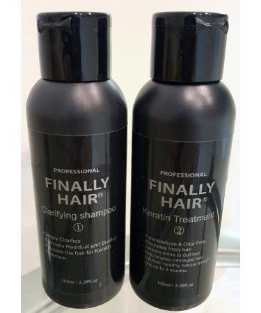 Keratin Straightening Smoothing Treatment & Clarifying Shampoo Kit 200ml (soft version 2)