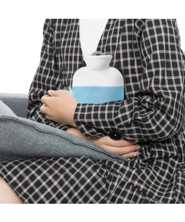500ml Mini Hot Water Bottle with Plush Cover for Pain Relief, Warmth, and Pets - Small Size - Buy Online on GoSupps.com