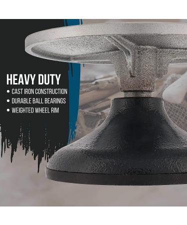 US Art Supply 7 Sculpting Wheel - Heavy Duty Metal Turntable with Ball Bearings - Buy Online on GoSupps.com