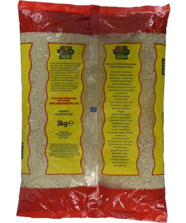 Tropical Sun Porridge Oats 3 kg - Premium Quality Oats for a Nutritious Breakfast - Buy Online on GoSupps.com