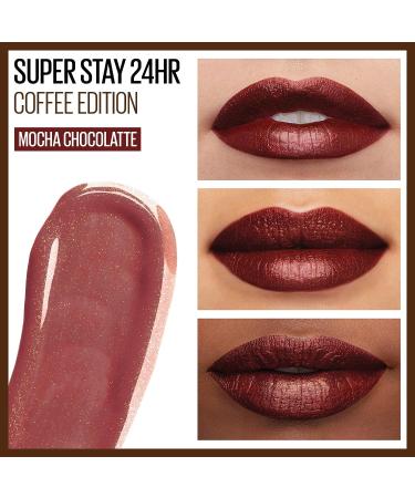 Maybelline SuperStay 24-Hour 2-Step Liquid Lipstick Coffee Edition - Mocha Chocolatte 335 - 0.077 Fl Oz - Buy Online on GoSupps.com