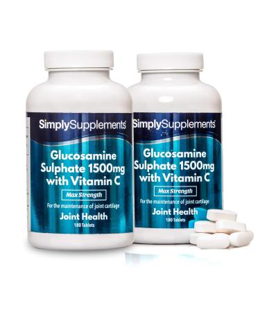 Glucosamine 1500mg with Vitamin C - 360 Tablets - 1 Year Supply - SimplySupplements