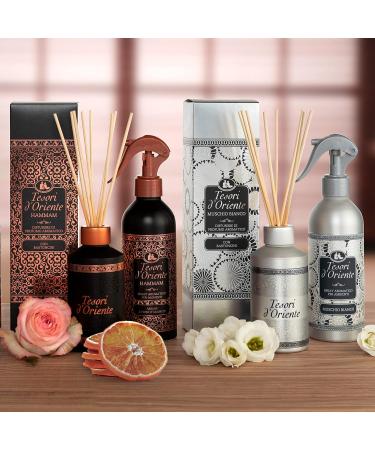 Buy Tesori d Oriente Muschio Bianco Aromatic Diffuser with Sticks 200ml - Best International Shipping & Quality Fragrance - Buy Online on GoSupps.com