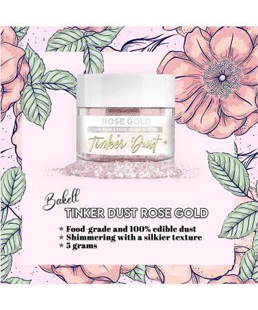 Edible Gold and Rose Gold Dust Glitter Set - Bakell Luster Dust for Baking & Decorating - 2 x 5g - Buy Online on GoSupps.com