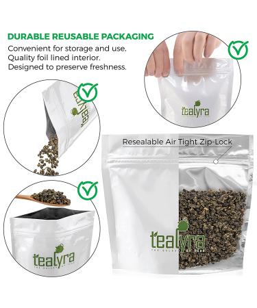 Tealyra Milk Jin Xuan Oolong Tea - High Mountain Taiwanese Loose Leaf - Creamy Taste - Organically Grown - 100g - Buy Online on GoSupps.com