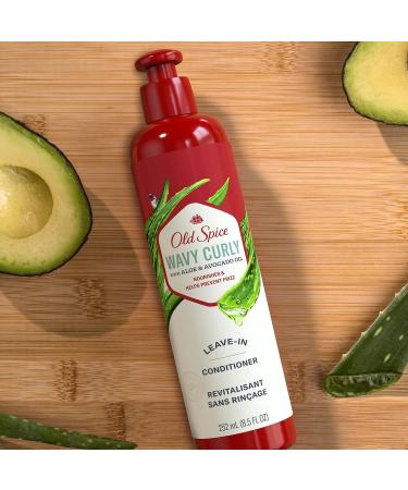Old Spice Wavy Curly Leave-In Conditioner with Aloe & Avocado Oil 252 mL - Buy Online on GoSupps.com