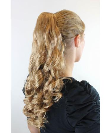 Blonde Mix Hair Extension - 50cm Braid with Butterfly Clip & Curls | SC-27-88-25-250-144 - Buy Online on GoSupps.com
