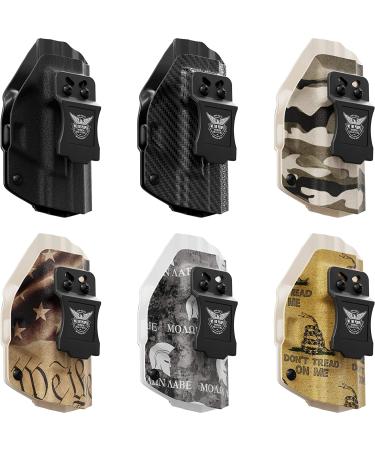 We The People Holsters - Black IWB Kydex Holster for Glock 19/23/32/45 Gen 3-5 - Adjustable Ride, Cant & Retention - Right Hand - Buy Online on GoSupps.com