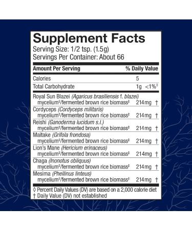 Host Defense Bundle with Stamets 7 Mushroom Powder 3.5 oz & Lion's Mane Powder 3.5 oz - Support Immune Health with 7 Species Blend - Support Brain Health Memory & Focus* - Buy Online on GoSupps.com