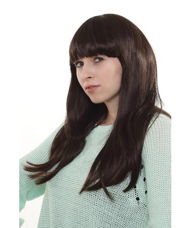 Buy Women's Long Straight Wig with Bangs - Mixed Brown & Dark Brown - MA116-2T33 La Boum | International Shipping - Buy Online on GoSupps.com