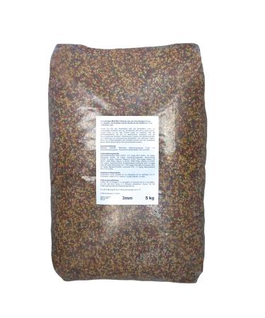 Koi Herdecke - 5 kg of fish feed mix for koi's |Floating pellets of 3 mm |Suitable for decorative fish - goldfish - Orfe - Shubunkin |5 kilos of pack 3mm 5 kg (1 Pack)