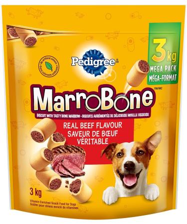 PEDIGREE DENTASTIX Oral Care Dog Treats for Medium Dogs - Fresh Flavour 40 Sticks & MARROBONE Medium Dog Treats - Beef Flavour 3kg Pouch Fresh 2 Piece Set Dog Treats + Dog Food 3 kg (Pack of 1) - Buy Online on GoSupps.com