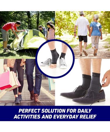 Neo G Plantar Fasciitis Compression Socks - Arch & Heel Pain Relief - XXL 30-34 CM/11.8-13.4 IN - Buy Online on GoSupps.com