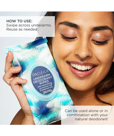 Pacifica Beauty Coconut Milk & Essential Oils Underarm Deodorant Wipes Helps Remove Odor Aluminum-Free Vegan & Cruelty-Free 30 Wipes (4-Pack) Coconut Milk & Oil - Pack of 4 - Buy Online on GoSupps.com