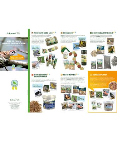 Erdtmanns 35 Fat Balls in Bucket - 3 kg Bird Feed for Garden - No Net - International Shipping Available - Buy Online on GoSupps.com