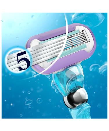Gillette Venus Extra Smooth Swirl Blue Women's Razor - 1 Handle + 2 Refills | Shop Now - Buy Online on GoSupps.com