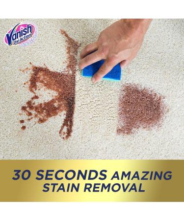 Vanish Gold Oxi Action Upholstery + Carpet Cleaning Kit: 1 Stain Remover Spray 500ml + 1 Large Area Powder 650g 30 Seconds Stain Removal Eliminates Even Strong Odours Upholstery & Soft Furnishing - Buy Online on GoSupps.com