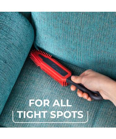 Vileda PET Pro Electrostatic Brush - Best Animal Hair Remover for Textiles | Durable Silicone Ergonomic & Washable Design Perfect for Narrow Areas - Buy Online on GoSupps.com