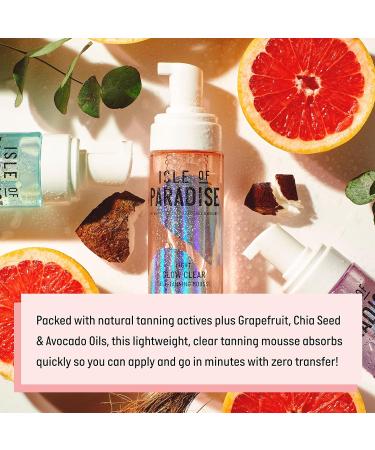 Isle of Paradise Self-Tanning Mousse Medium 200ml | Vegan Natural Ingredients Glow Clear Foam - Shop Internationally! - Buy Online on GoSupps.com