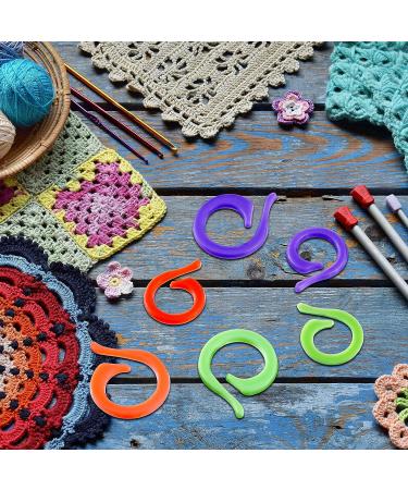 200 Colorful Knitting Crochet Markers - DIY Stitch Marker Rings for Handmade Crafts - Buy Online on GoSupps.com