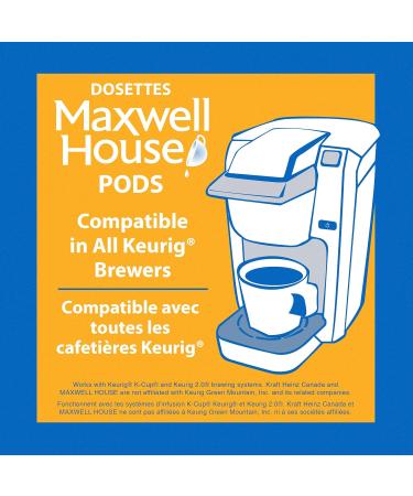 Maxwell House House Blend Coffee Certified Compostable K-Cup Coffee Pods 30 Pods House Blend House Blend 30 count (Pack of 1) - Buy Online on GoSupps.com
