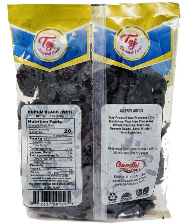 TAJ Premium Indian Black Kokum (Wild Mangosteen) 7.05 oz - Pack of 1 - Buy Online on GoSupps.com