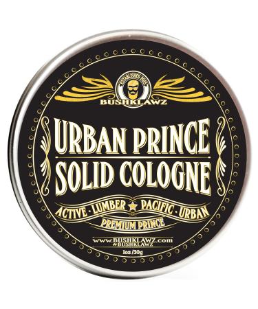 Urban Prince Solid Cologne 1 oz Full Size Alcohol Free Natural Concentrated Travel Friendly Tins Men's Fragrance Manly Scents to Satisfy all Types of Viking Cannon Black Prime