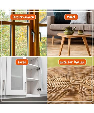 Poliboy Furniture Intensive Care - 750ml Spray for Lacquered Wood - Protective & Refreshing Care - Color Neutral - Includes Cotton Cloth - Made in Germany - Buy Online on GoSupps.com