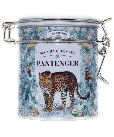 Pantenger Ceremonial Grade Matcha 1 OZ | First Harvest | USDA Organic Japanese Matcha Green Tea Powder | Tin Ceremonial Grade 1 Oz Tin