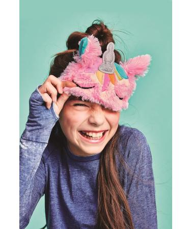 Fun Furry Sleeping Unicorn Satin-Lined Sleep Mask for Girls - Buy Online on GoSupps.com