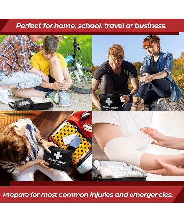 M2 BASICS 300 Piece First Aid Kit | Premium Emergency Supplies for Home, Camping, Car, Office, Travel, and Survival - Buy Online on GoSupps.com