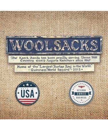Woolsacks Sand Bags | 100% Natural Burlap Sandbags for Flooding & Emergencies | Heavy Duty Military Grade CID A-A-52141 | 50 Lb. Capacity | 14 x 26 | Pack of 1 - Buy Online on GoSupps.com