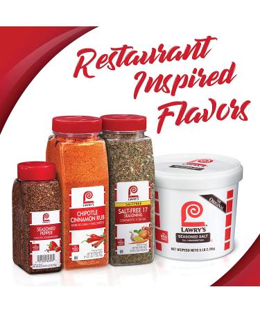 Lawry's Salt Free 17 Seasoning 10 oz - Delicious Spice Blend for Seafood, Poultry, and Beef - Includes Toasted Sesame Seeds and Turmeric - 10 Ounce Container (Pack of 1) - Buy Online on GoSupps.com