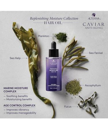 CAVIAR Anti-Aging Replenishing Moisture Hair Oil 1.7 oz | Lightweight Nourishing Hair Oil for Shine Softness Heat Protection & Frizz Control - Shop Internationally - Buy Online on GoSupps.com