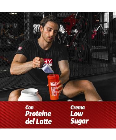  WHY SPORT WHY SPORT HYPERPROETIC PEANUT BUTTER - Gluten Free Peanut Butter - Crunchy Cream - 350 g - Buy Online on GoSupps.com