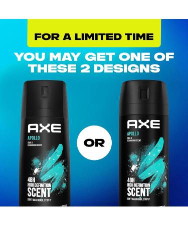 AXE Apollo Body Spray Deodorant for Men - Sage & Cedarwood Aluminum-Free Long-Lasting Odor Protection 4.0 oz - International Shipping Available - Buy Online on GoSupps.com