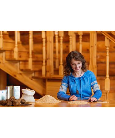 Premium Siberian Cedar Nut Oil - Cold Pressed 100ml | Enriched with Cedar Resin | Authentic Russian Oil from Kins Eco-Settlement - Buy Online on GoSupps.com