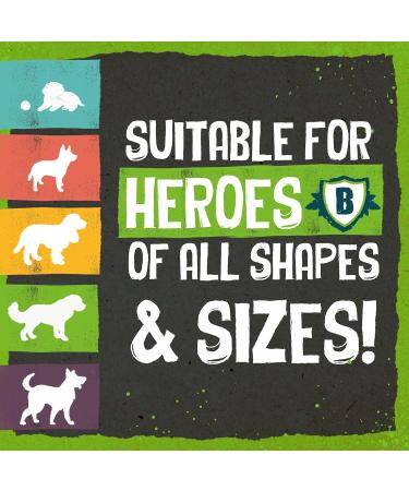 Benevo Biodegradable Dog Poop Bags (120 Bags) EN13432 Compostable Dog Poop Bags Unscented & Plastic Free Ideal For Big & Small Dogs Made From A Sustainable Cornstarch Base Handy Rolls of 15 120 count (Pack of 1) - Buy Online on GoSupps.com