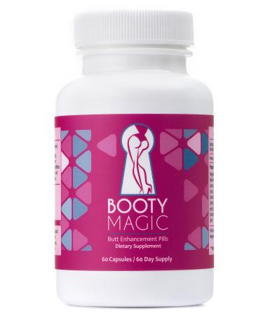 Booty Magic Butt Enhancement Pills - 2 Months Supply of Booty Pills, Butt Pills for Bigger, Rounder, Volumized Butt with Maca Root Extract, Fenugreek Extract - Buy Online on GoSupps.com