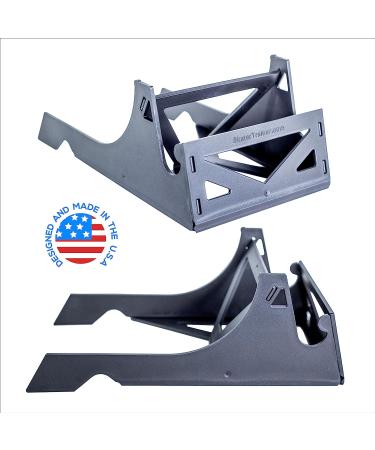 Origami Skateboard Stand by Skater Trainers - Store, Display, and Protect Your Skateboards - Made in USA - Black - Buy Online on GoSupps.com