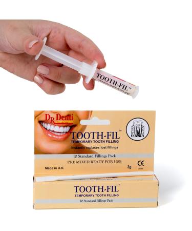 Dr Denti Tooth Fill 3g Temporary Filling Dental Hole Filler Repair Kit Instant Care Cement Capsules - Buy Online on GoSupps.com