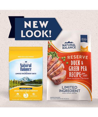 Natural Balance Limited Ingredient Diet | Grain-Free Dry Cat Food - Duck, Chicken, Salmon, Venison | Green Pea & Duck Recipe - 10 lb - Buy Online on GoSupps.com