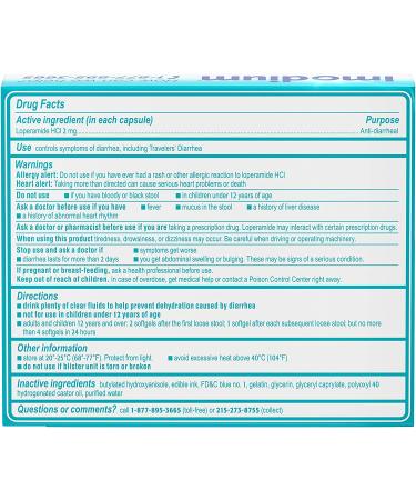 Imodium A-D Anti-Diarrheal Softgels - 24 ct - Buy Online on GoSupps.com
