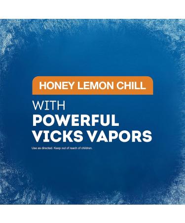 Vicks VapoCOOL Max Medicated Drops for Temporary Cough and Sore Throat Relief Honey Lemon Chill Flavour Lozenges 40 Count - Buy Online on GoSupps.com
