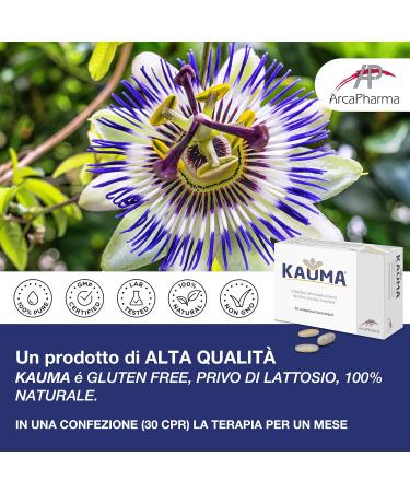 ArcaPharma KAUMA the natural alternative to synthetic benzodiazepines twolayer tablet with soothing and relaxing physiological effect - Buy Online on GoSupps.com