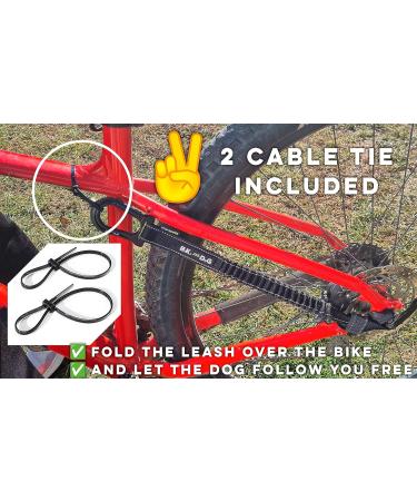 Bike and Dog - Patented Pink Bicycle Dog Leash with Toolless Attachment & Special Dishes - Ideal for Dog Lovers! - Buy Online on GoSupps.com
