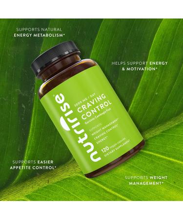 NutriRise Pure Garcinia Cambogia Extract - 120ct with 80% HCA - Weight Management, Appetite Control, Energy Metabolism - Carb Blocker Supplement - Buy Online on GoSupps.com