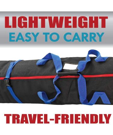 Athletico Youth Black Ski Bag Combo with Padding | Durable & Protective - Buy Online on GoSupps.com