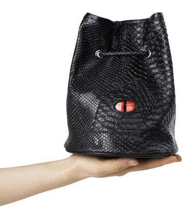 Large Dice Bag with 7 Complete Dice Sets | Black Dragon DND Dice Bag with 49 Polyhedral Dice | Green Satin Interior | Holds 150+ Dice - Buy Online on GoSupps.com